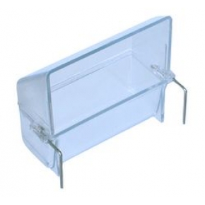 Clear Plastic Seed Hopper 7.6cm Hatchwells